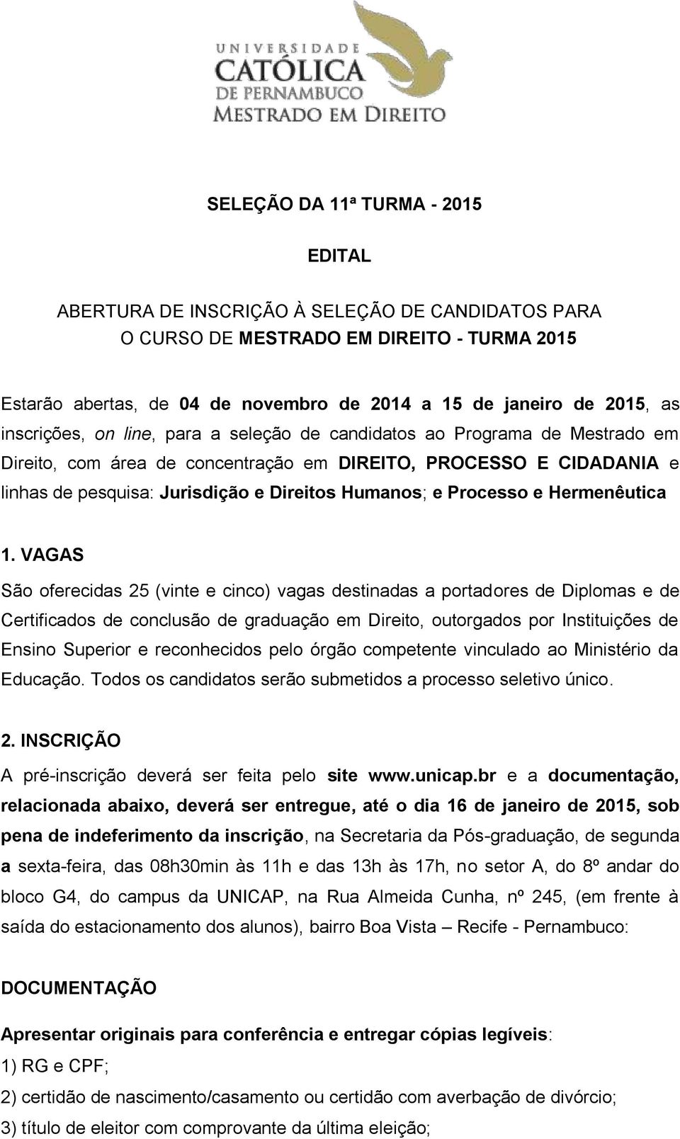 e Processo e Hermenêutica 1.