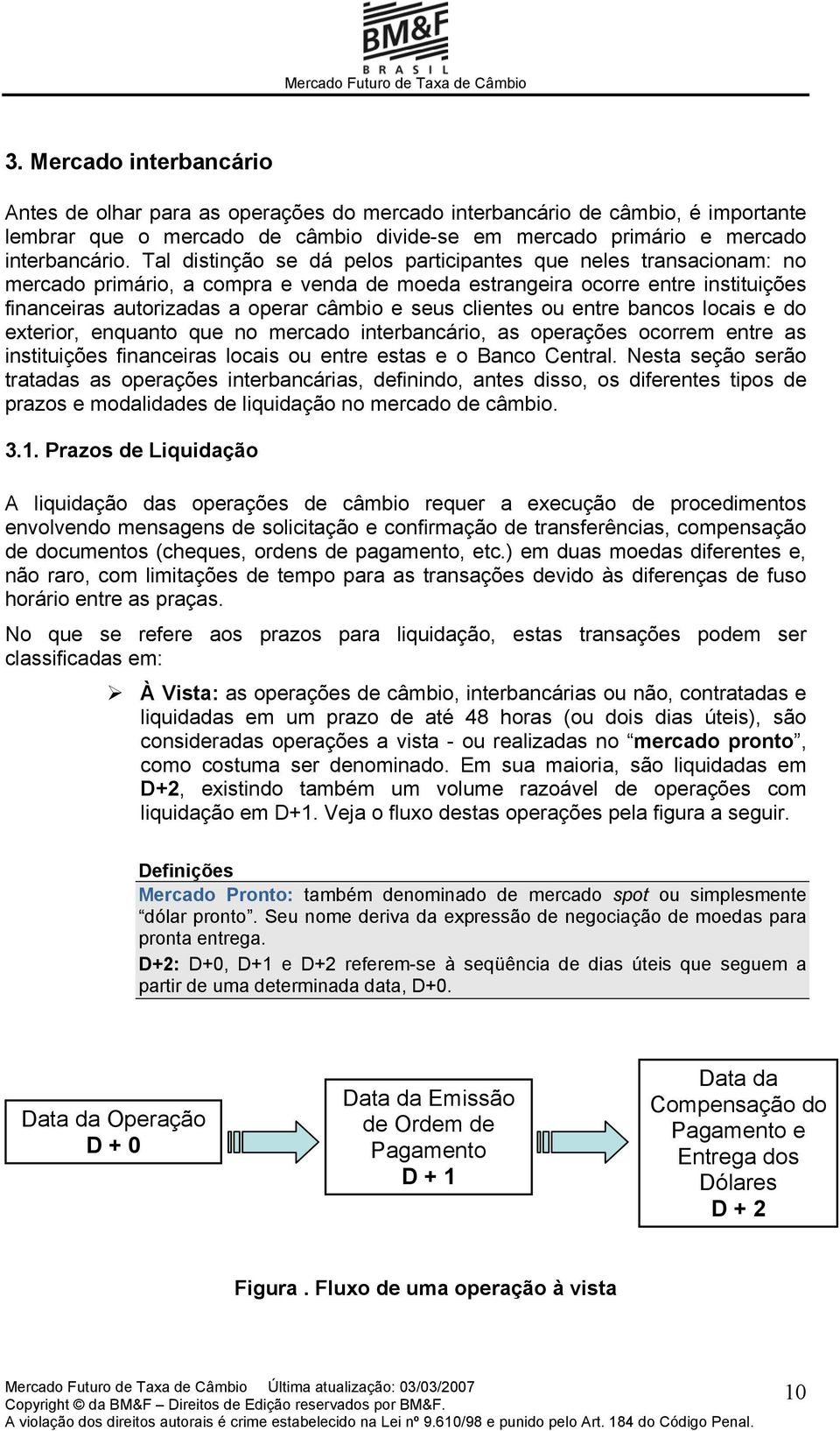 clientes ou entre bancos locais e do exterior, enquanto que no mercado interbancário, as operações ocorrem entre as instituições financeiras locais ou entre estas e o Banco Central.