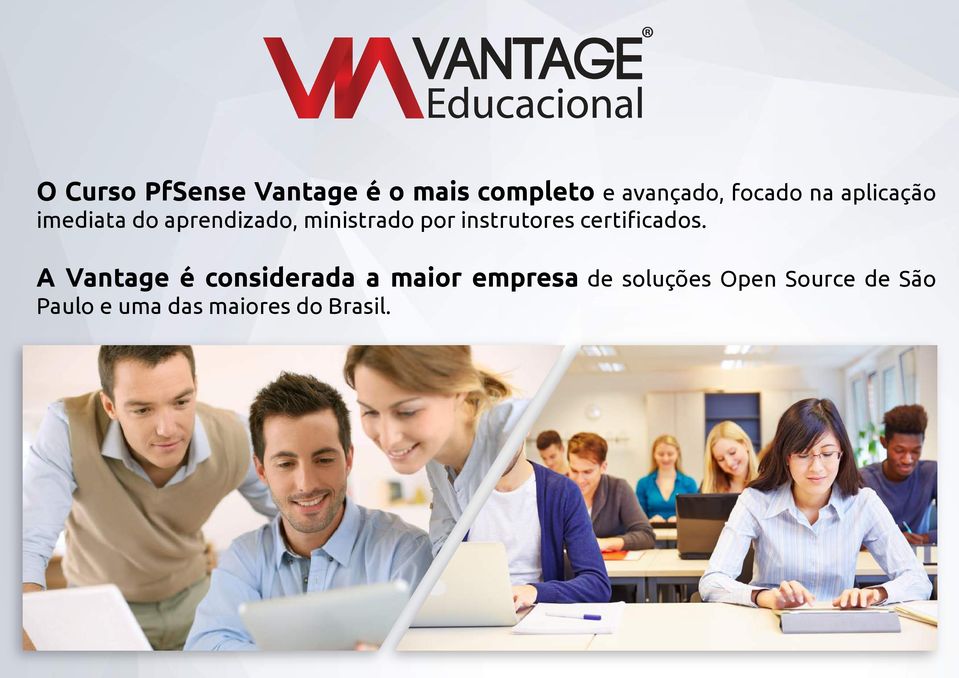 instrutores certificados.