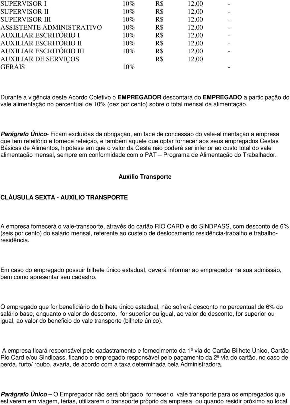 alimentação no percentual de 10% (dez por cento) sobre o total mensal da alimentação.