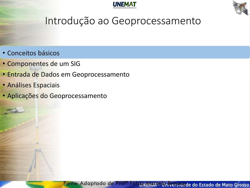 Geoprocessamento Análises Espaciais Aplicações do