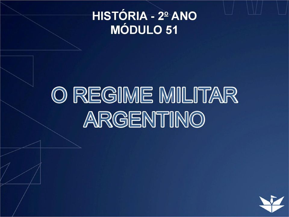 51 O REGIME