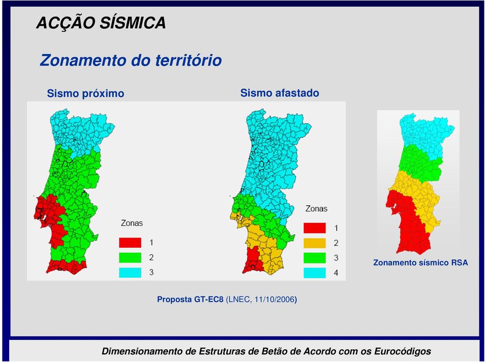 afastado Zonamento sísmico RSA