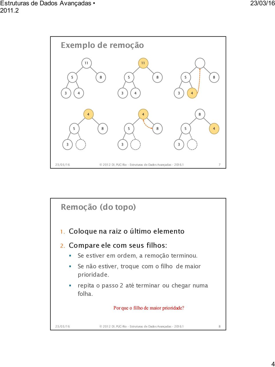 Compare ele com seus filhos: Se estiver em ordem, a remoção terminou.