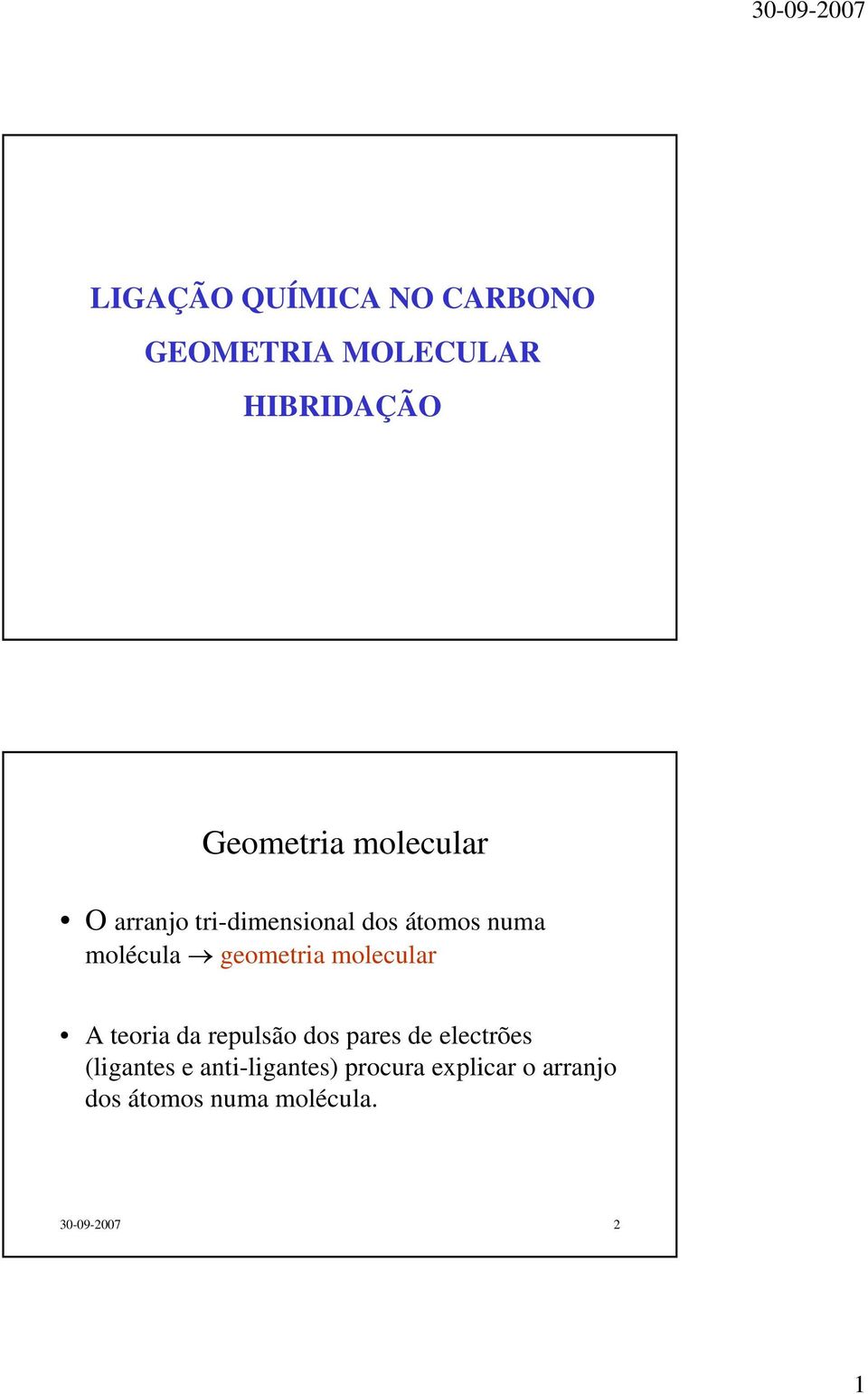 molecular A teoria da repulsão dos pares de electrões (ligantes e