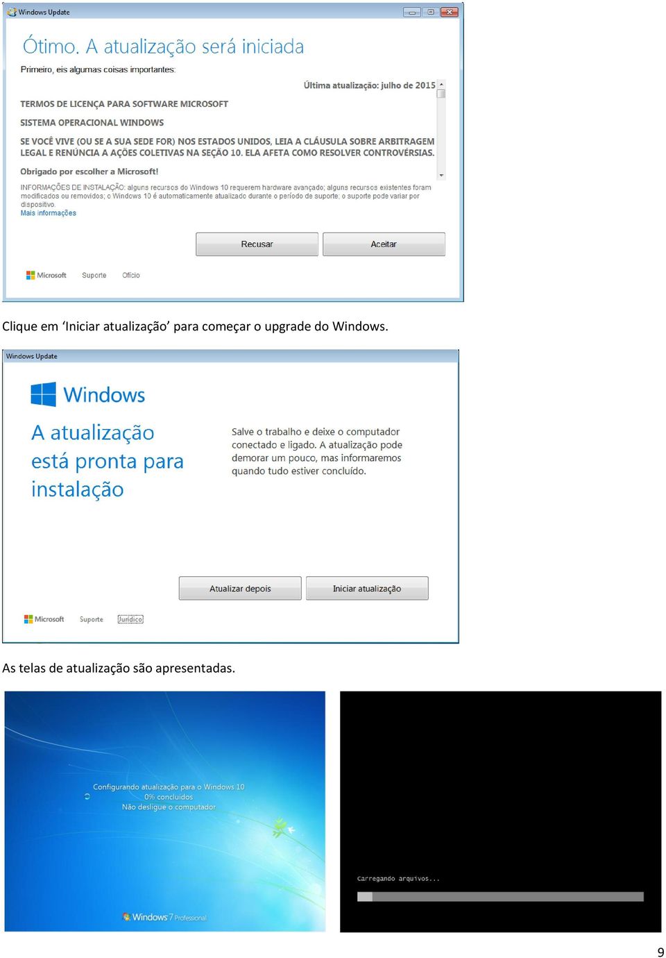 upgrade do Windows.