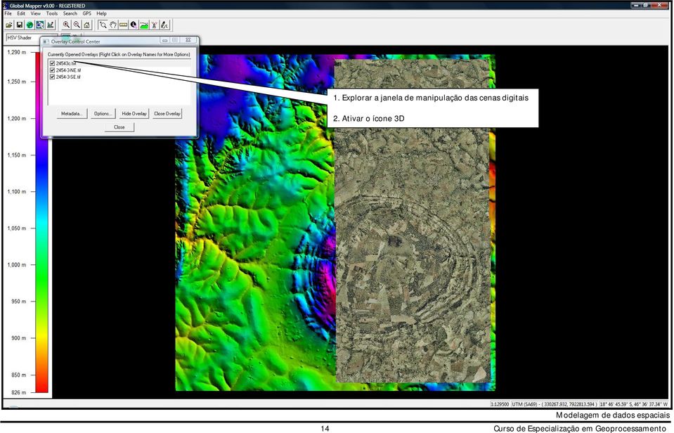 2. Ativar o ícone 3D 14 Curso