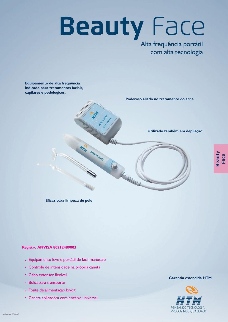 80212489003 Equipamento leve e portátil de fácil manuseio Controle de intensidade na própria caneta Cabo extensor flexível