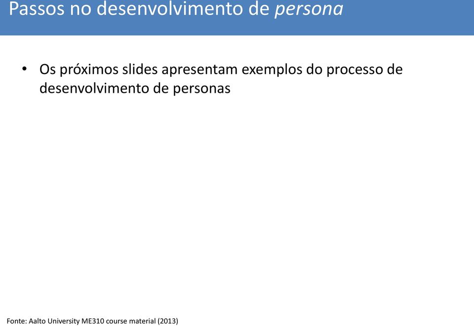 processo de desenvolvimento de personas