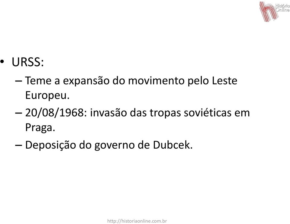 20/08/1968: invasão das tropas soviéticas