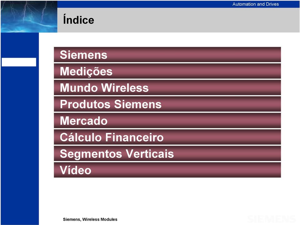 Siemens Mercado Cálculo