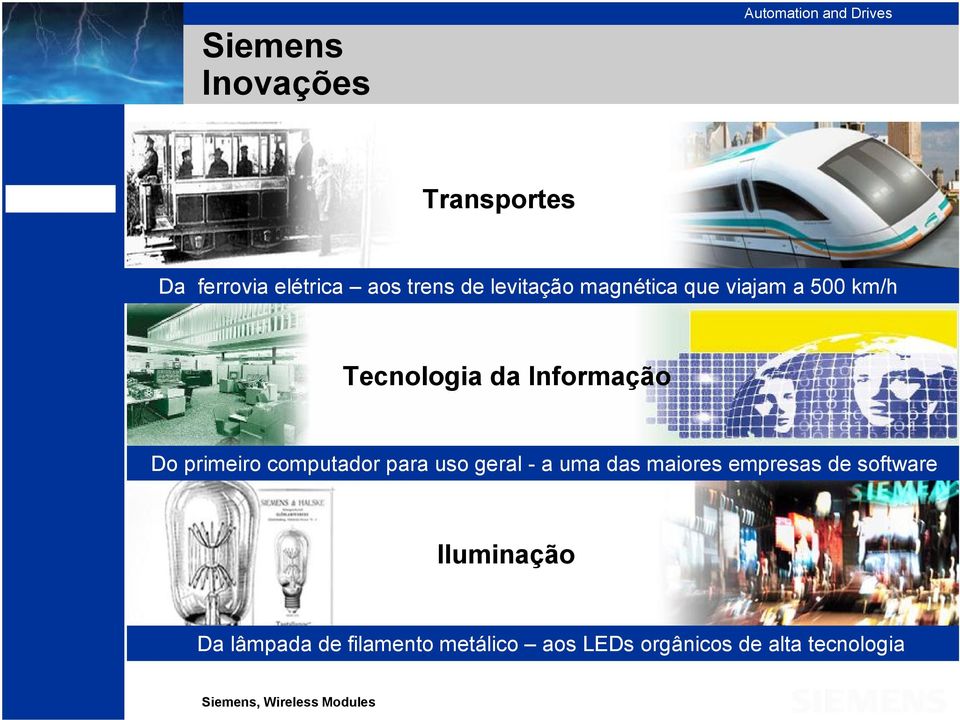 primeiro computador para uso geral - a uma das maiores empresas de software