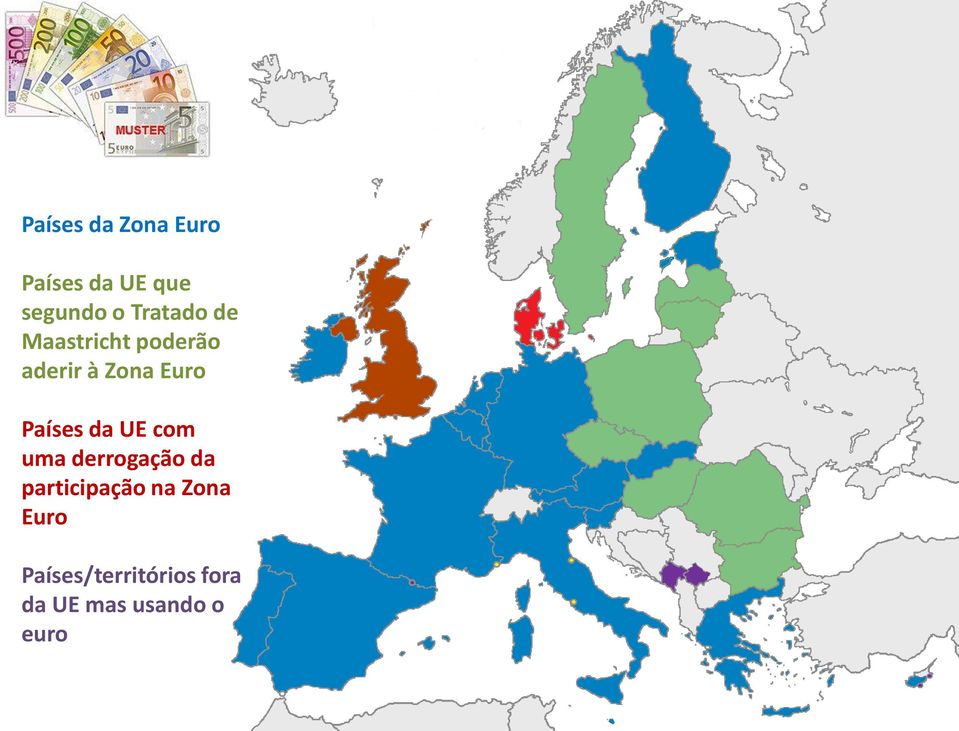 Países da UE com uma derrogação da participação na