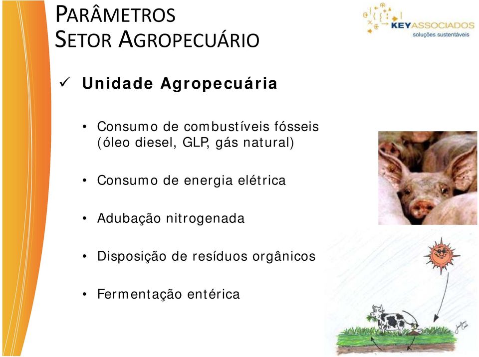 natural) Consumo de energia elétrica Adubação