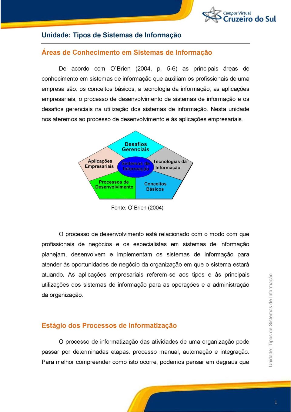 processo de desenvolvimento de sistemas de informação e os desafios gerenciais na utilização dos sistemas de informação.