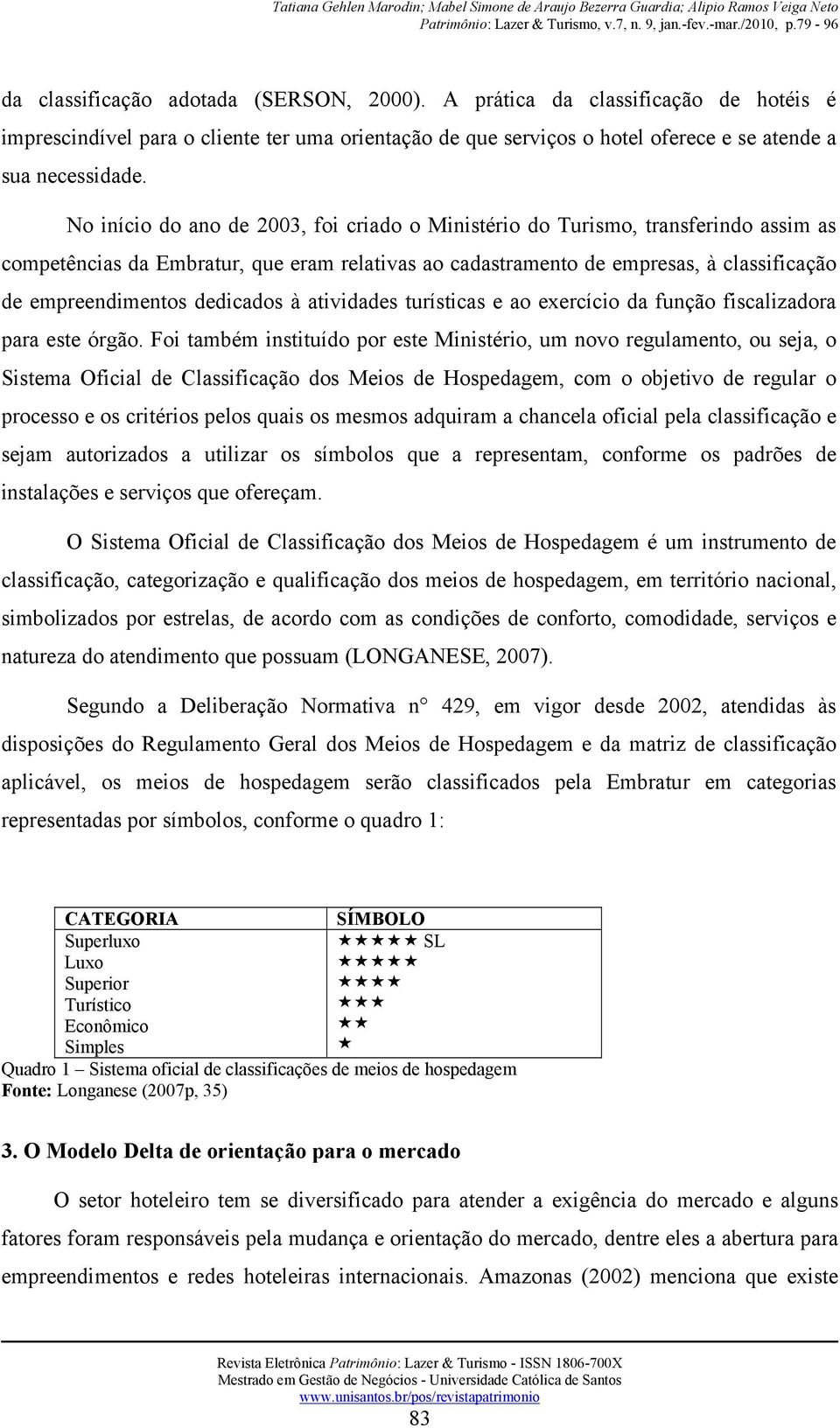 dedicados à atividades turísticas e ao exercício da função fiscalizadora para este órgão.