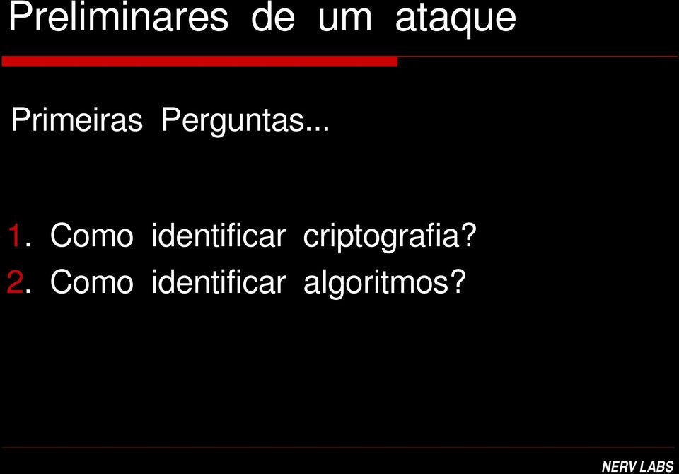 Como identificar