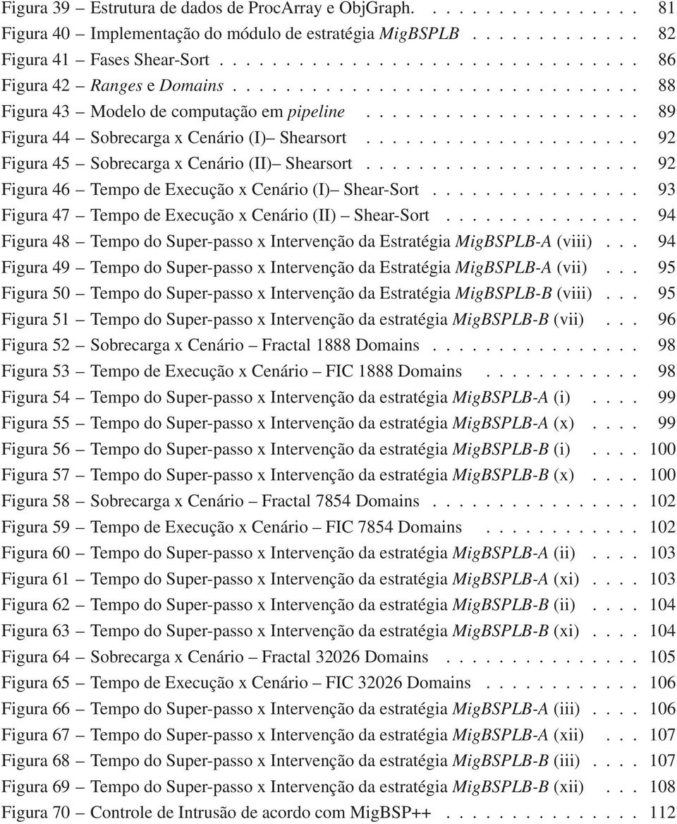 .................... 92 Figura 45 Sobrecarga x Cenário (II) Shearsort..................... 92 Figura 46 Tempo de Execução x Cenário (I) Shear-Sort.