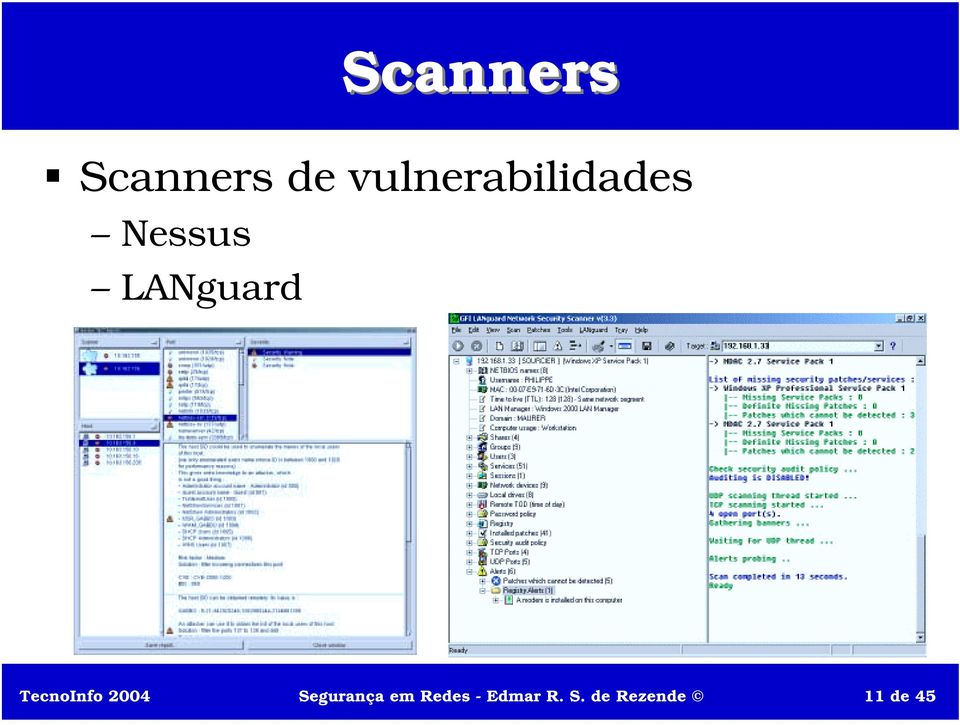 Nessus LANguard TecnoInfo 2004