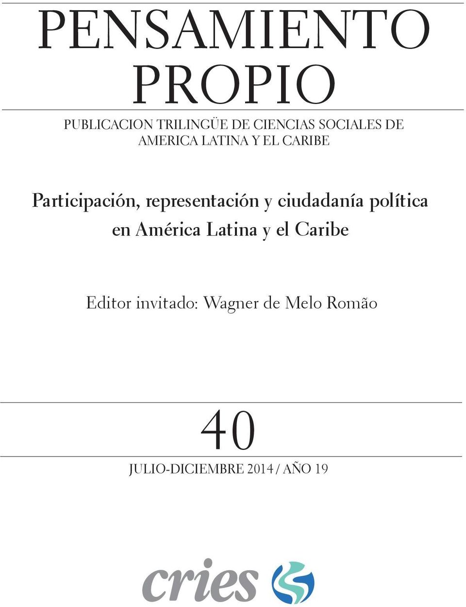 representación y ciudadanía política en América Latina y el