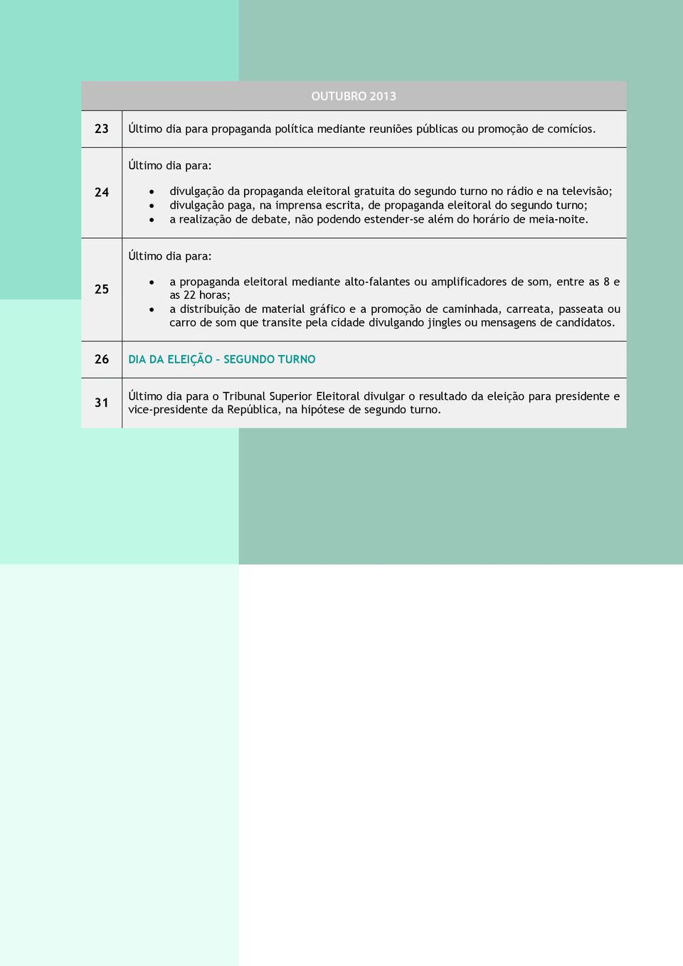 de debate, não podendo estender-se além do horário de meia-noite.