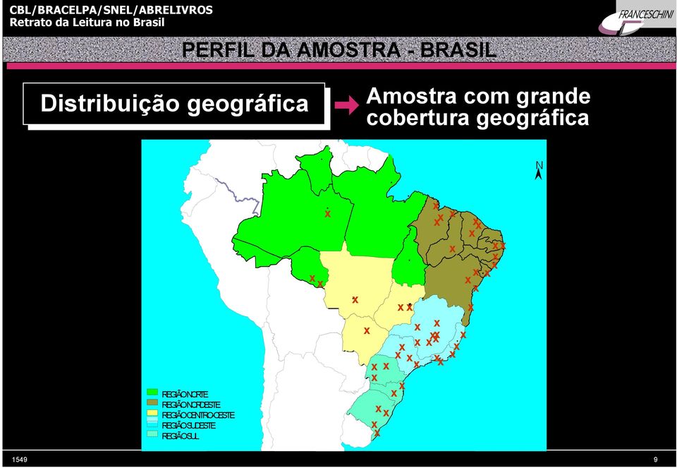 cobertura geográfica N REGIÃONORTE