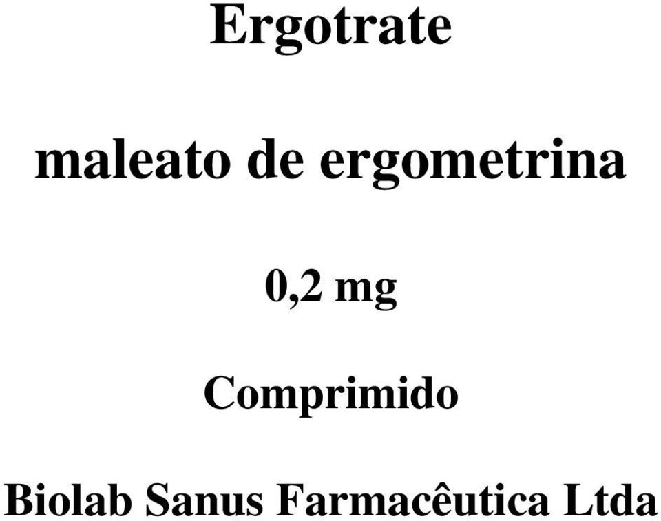 Comprimido Biolab