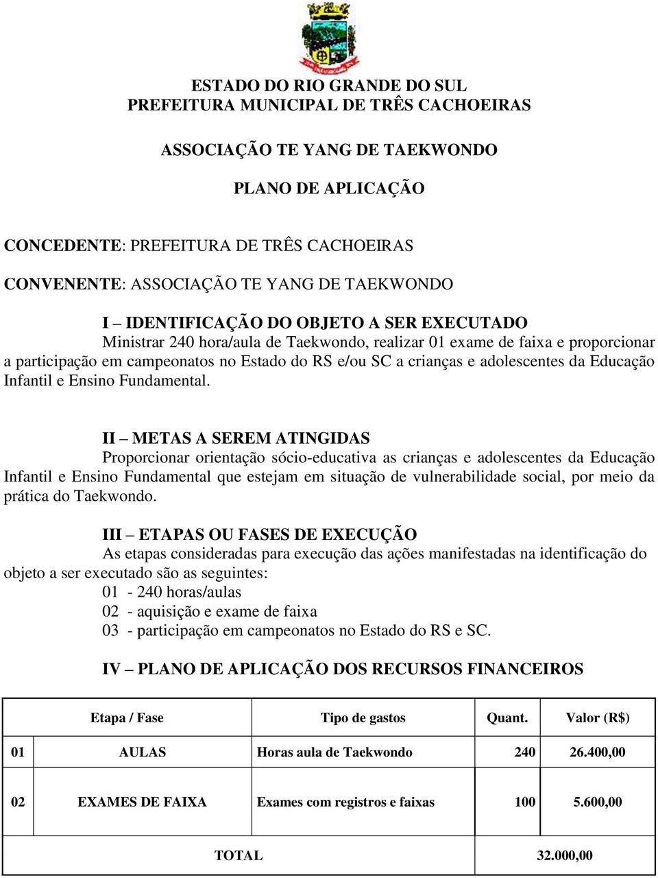 II METAS A SEREM ATINGIDAS Proporcionar orientação sócio-educativa as crianças e adolescentes da Educação Infantil e Ensino Fundamental que estejam em situação de vulnerabilidade social, por meio da