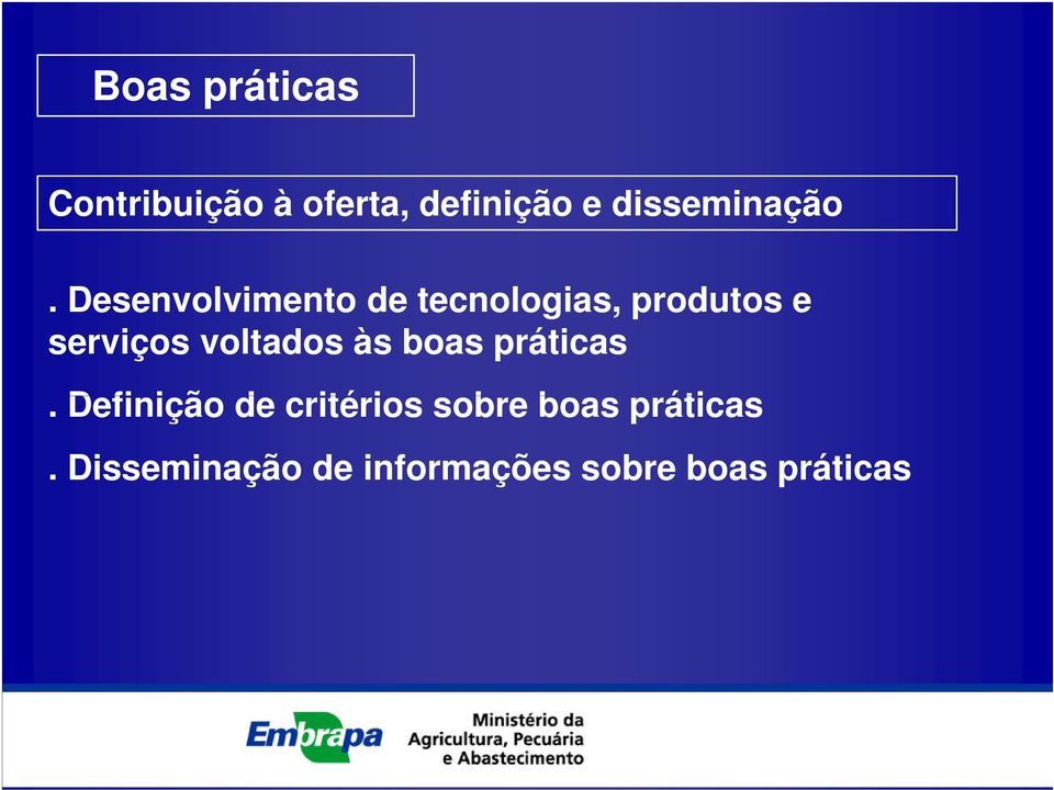 Desenvolvimento de tecnologias, produtos e serviços