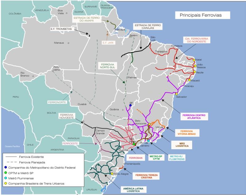 FERROVIAS: DIAGNÓSTICO SETORIAL EUA x