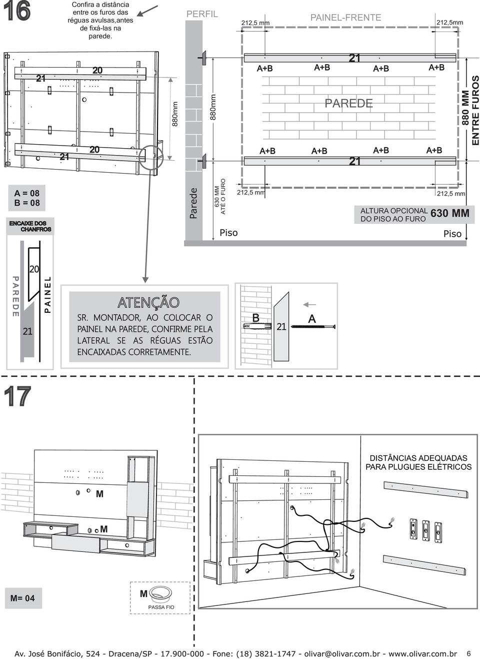 880mm 880mm A+B A+B A+B A+B PAR A+B A+B A+B A+B 880 MM NTR UROS A = 08 B = 08 NCAIX OS