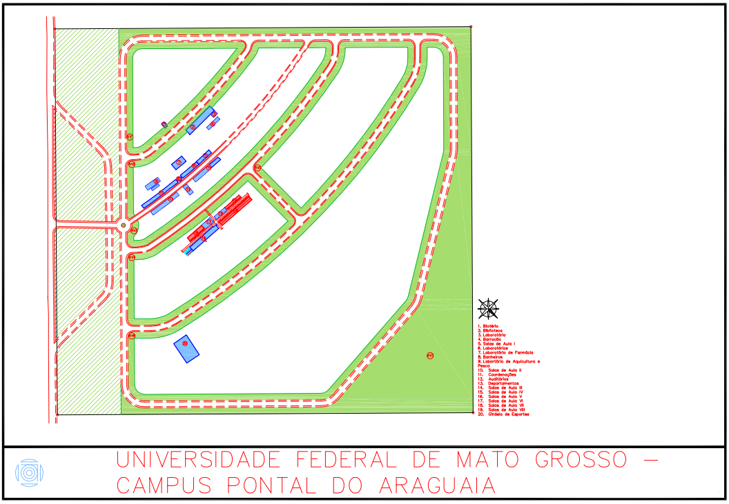 Anexo II - Mapa da UFMT Campus Universitário do Araguaia