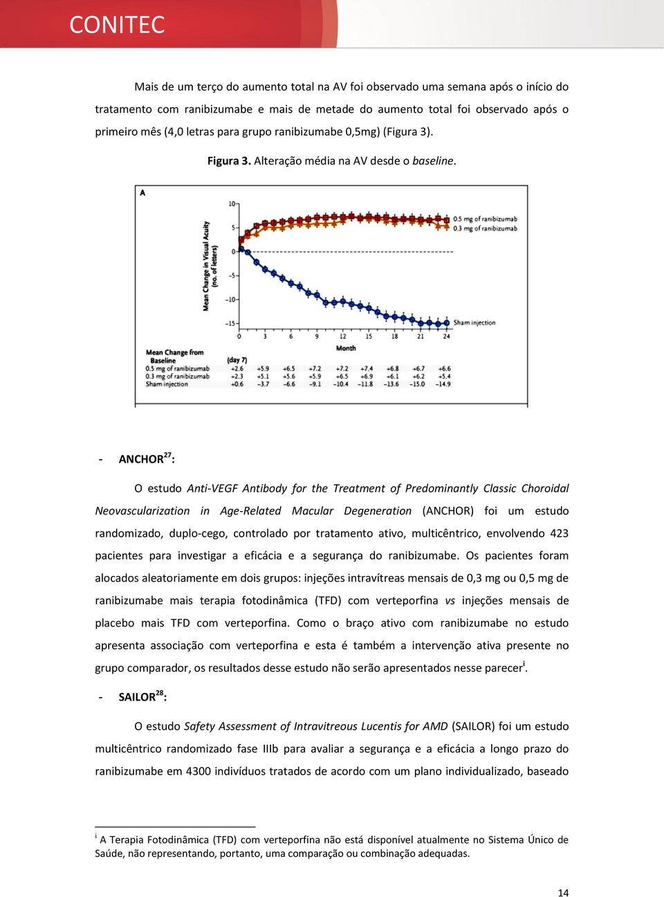 - ANCHOR 27 : O estudo Anti-VEGF Antibody for the Treatment of Predominantly Classic Choroidal Neovascularization in Age-Related Macular Degeneration (ANCHOR) foi um estudo randomizado, duplo-cego,