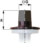 Dimensãos Alavanca (DN25-300) Alumínio, revestimento a epoxy HLA / HLP DN A B C [kg] 25-40 HLA.F0708.180 180 45,5 41 0,4 50-65 HLA.F0711.180 180 45,5 41 0,4 80-100 HLA.F0711.240 243 45,5 43 0,5 125-150 HLA.