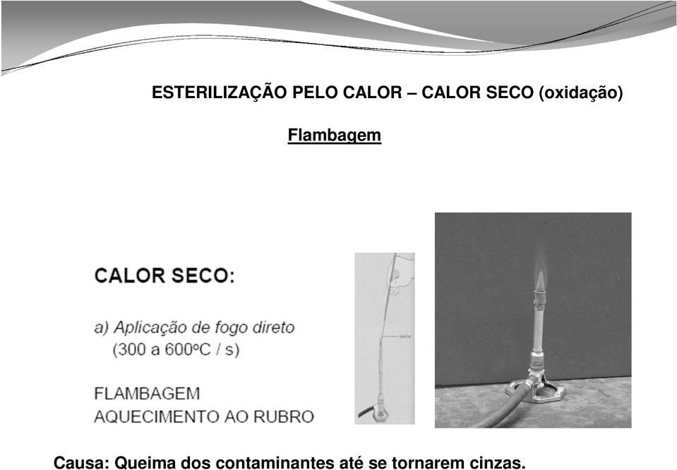 Flambagem Causa: Queima dos