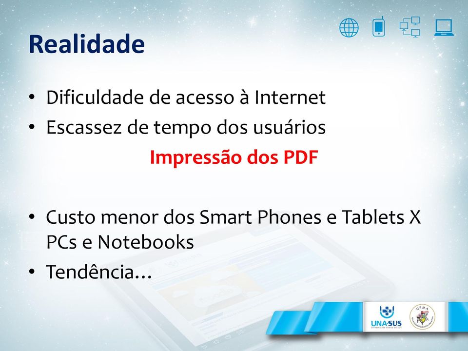 Impressão dos PDF Custo menor dos Smart