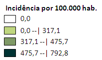 10 de junho de 2016 Página 5/8 Figura 1 Incidência de acidentes por serpentes, escorpião e outros animais peçonhentos, segundo município de ocorrência, Ceará, 2007 a 2016* Serpente Escorpião Outros