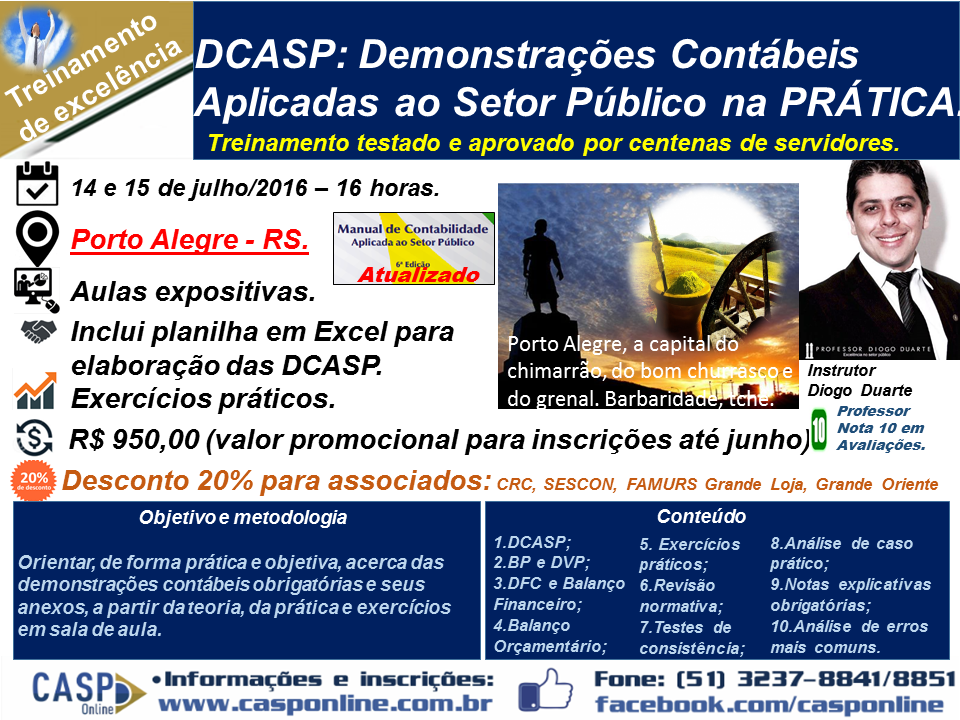 DCASP Demonstrações