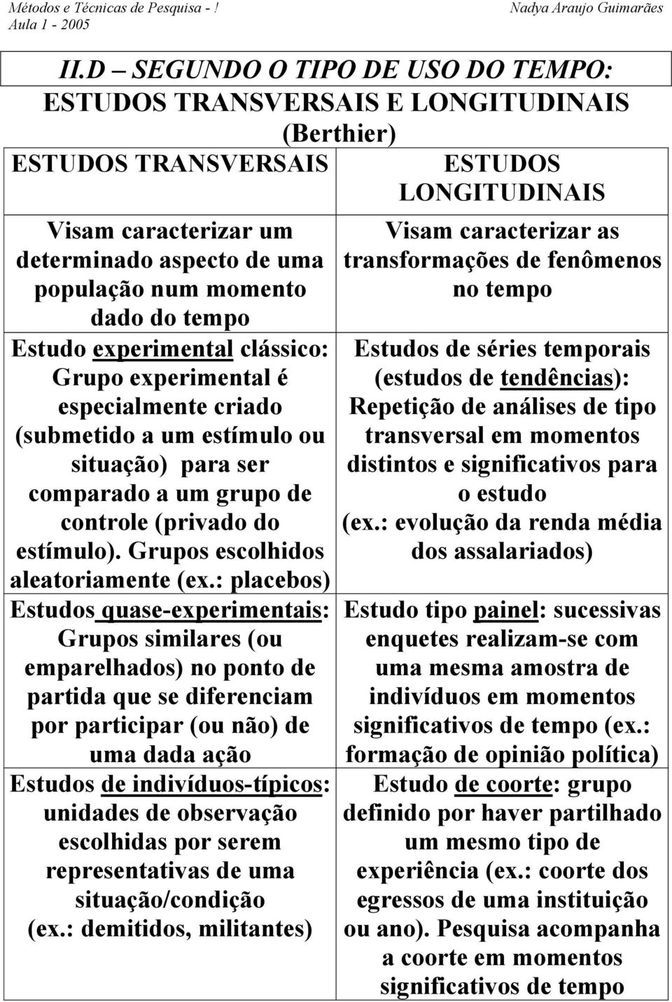 Grupos escolhidos aleatoriamente (ex.