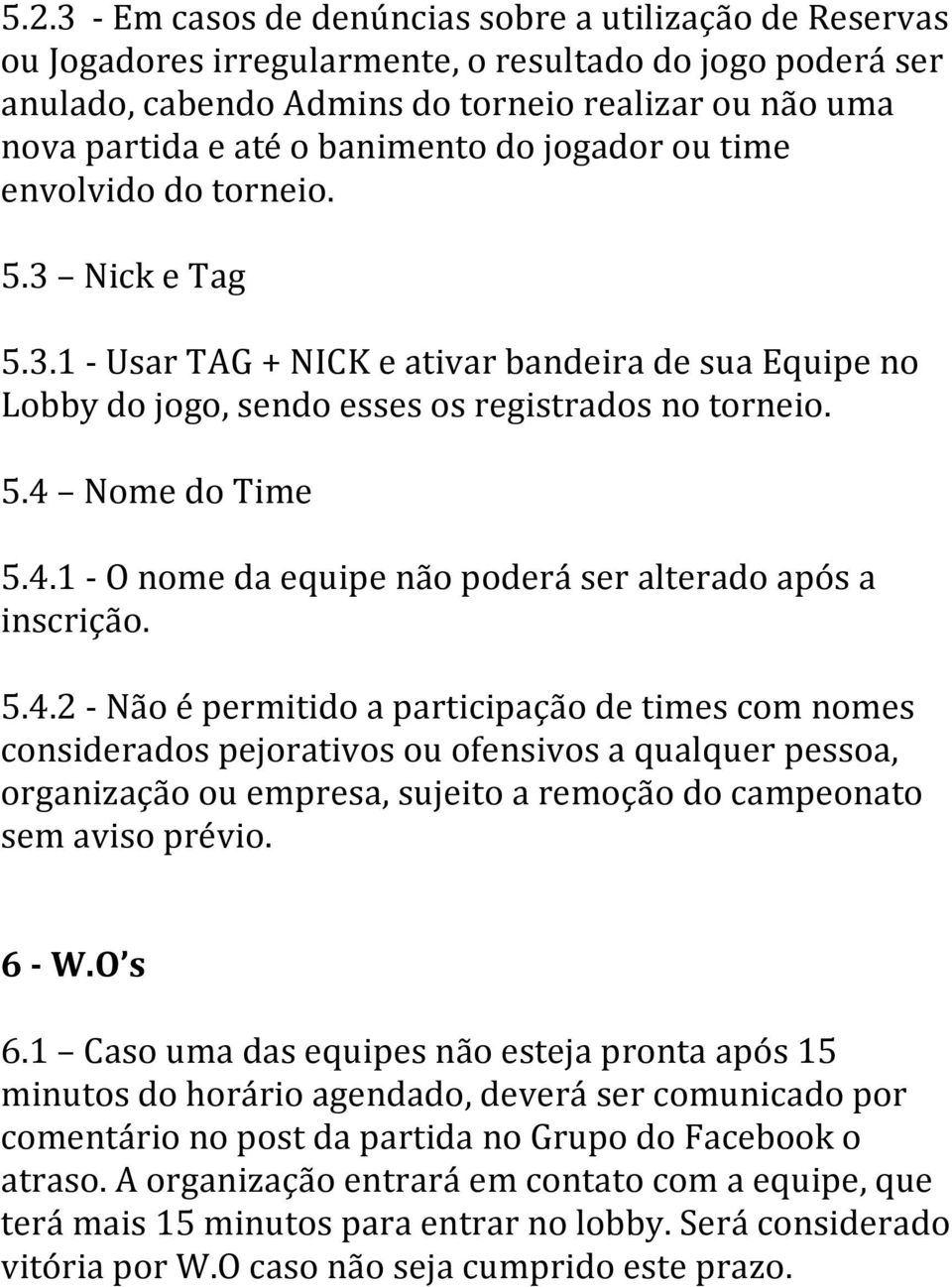 Nome do Time 5.4.