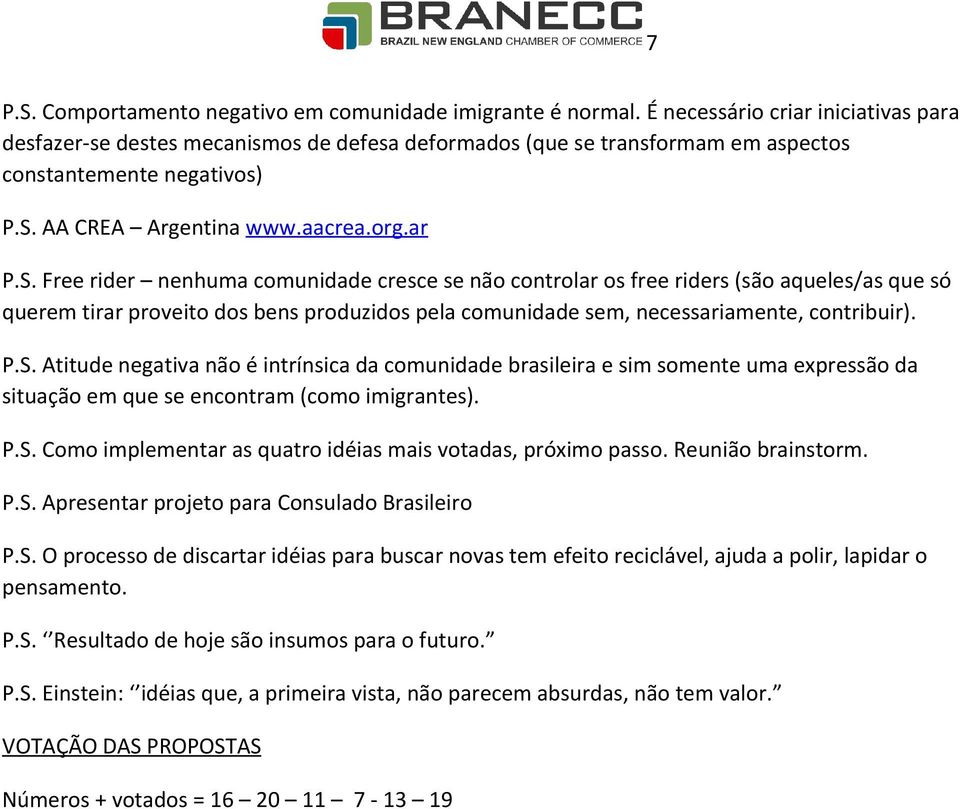 AA CREA Argentina www.aacrea.org.ar P.S.