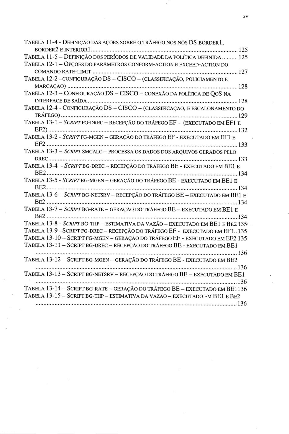 ..125 T a b e l a 12-1 - O pções d o pa râm etr o s c o n fo r m -actton e ex c eed-a c tio n do COMANDO RATE-LIMIT.