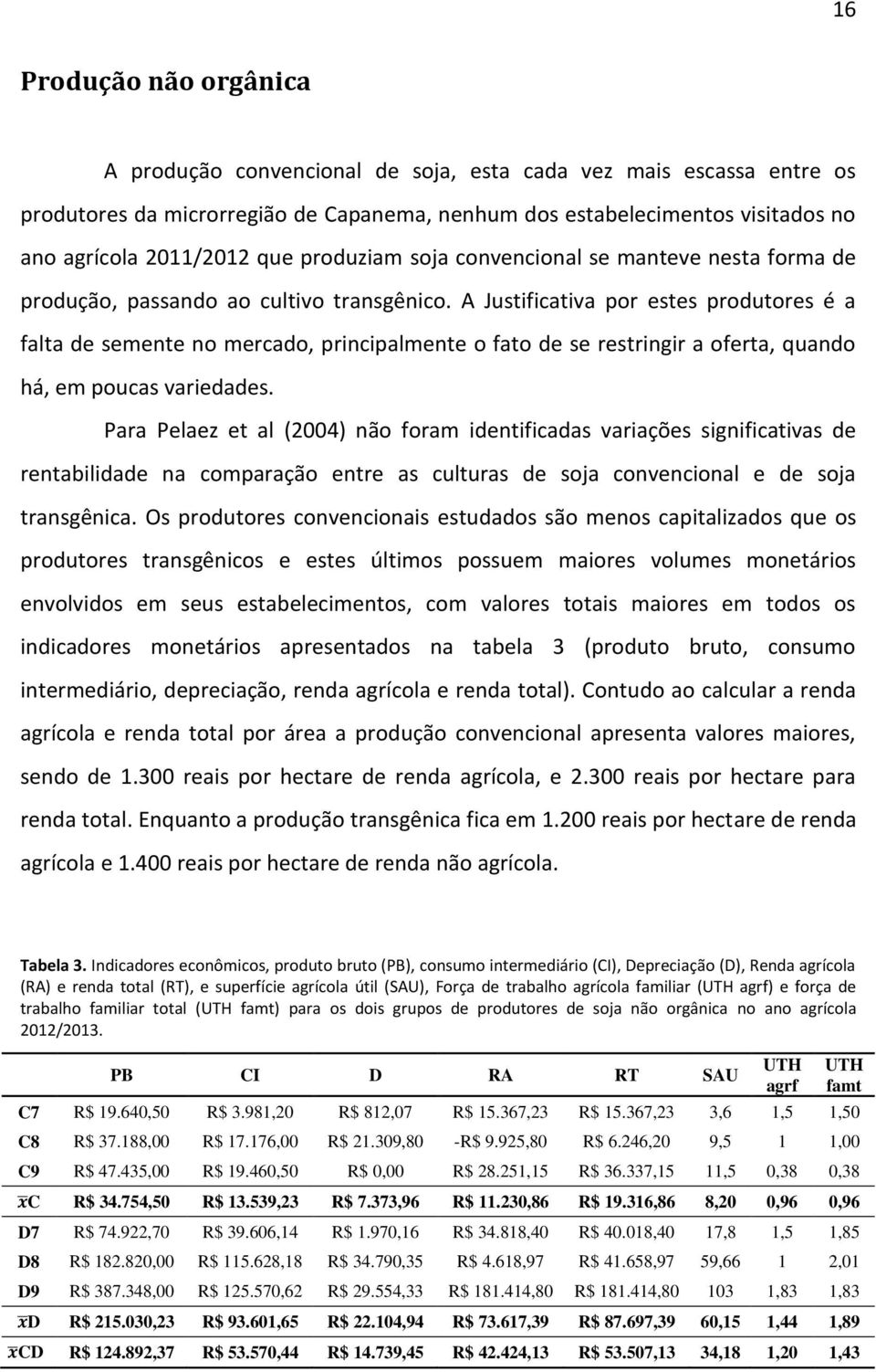 A Justificativa por estes produtores é a falta de semente no mercado, principalmente o fato de se restringir a oferta, quando há, em poucas variedades.