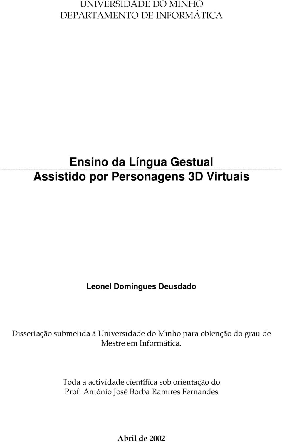 Virtuais Leonel Domingues