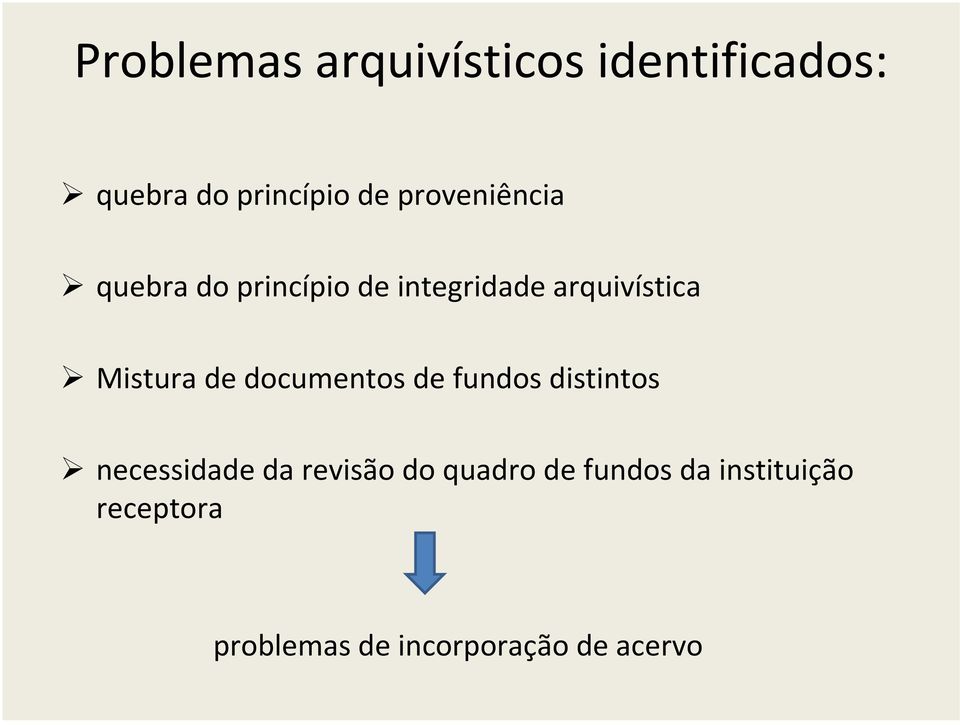 Mistura de documentos de fundos distintos necessidade da revisão