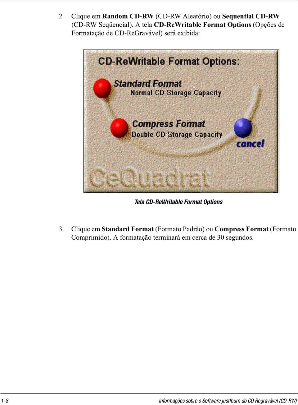 CD-ReWritable Format Options 3.