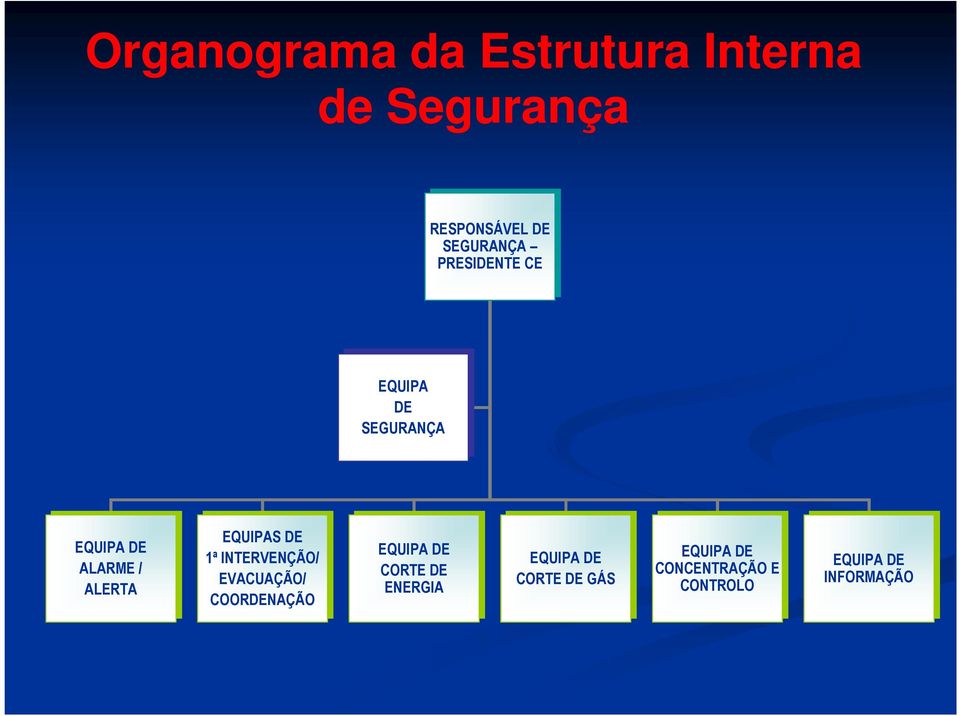 1ª INTERVENÇÃO/ EVACUAÇÃO/ COORDENAÇÃO EQUIPA DE CORTE DE ENERGIA