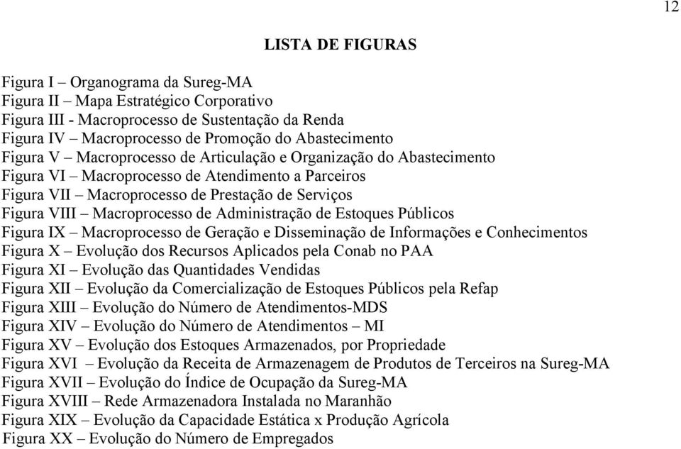 Administração de Estoques Públicos Figura IX Macroprocesso de Geração e Disseminação de Informações e Conhecimentos Figura X Evolução dos Recursos Aplicados pela Conab no PAA Figura XI Evolução das