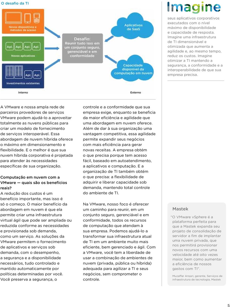 Imagine otimizar a TI mantendo a segurança, a conformidade e a interoperabilidade de que sua empresa precisa.