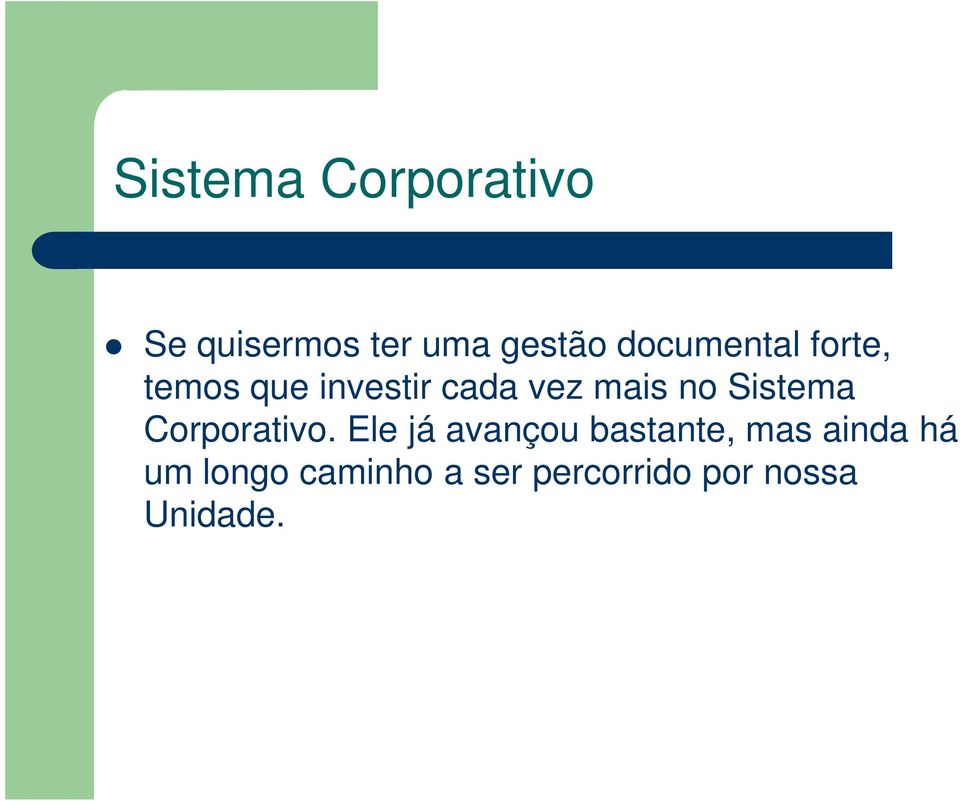 Sistema Corporativo.